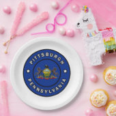 Pittsburgh Pennsylvania Pappteller (Party)