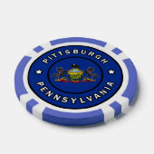 Pittsburgh Pennsylvania Pokerchips (Einzeln)