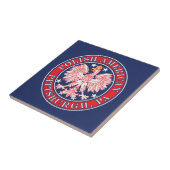 Pittsburgh Pennsylvania Polnischer Adler Fliese (Seite)