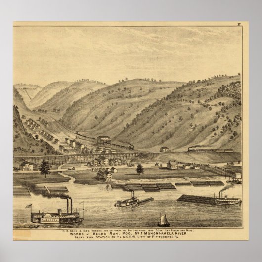 Pittsburgh, Pennsylvania Poster (Vorne)