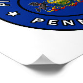 Pittsburgh Pennsylvania Poster (Ecke)