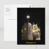 Pittsburgh, Pennsylvania Postkarte (Vorne/Hinten)