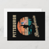 Pittsburgh Pennsylvania Postkarte (Vorne/Hinten)