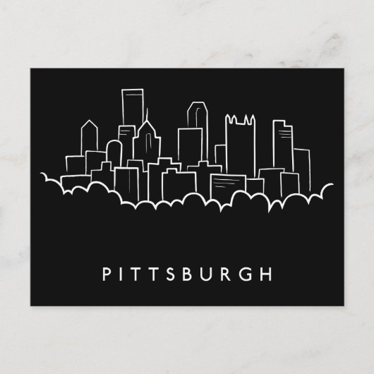 Pittsburgh Pennsylvania Postkarte (Vorderseite)