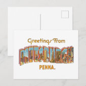 Pittsburgh Pennsylvania Postkarte (Vorne/Hinten)