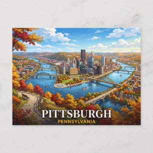 Pittsburgh Pennsylvania Postkarte