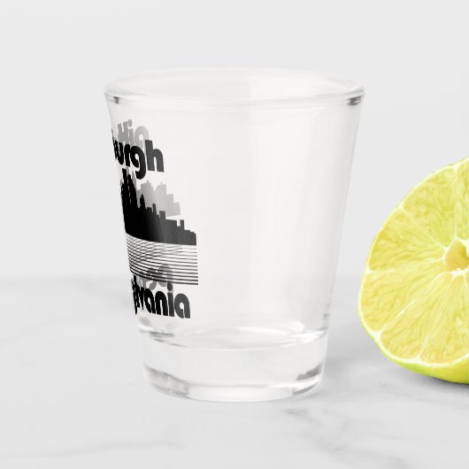 Pittsburgh Pennsylvania Schnapsglas (Rechts)