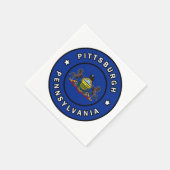 Pittsburgh Pennsylvania Serviette (Ecke)