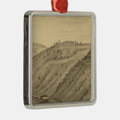 Pittsburgh, Pennsylvania Silbernes Ornament (Rechts)