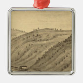 Pittsburgh, Pennsylvania Silbernes Ornament (Vorne)