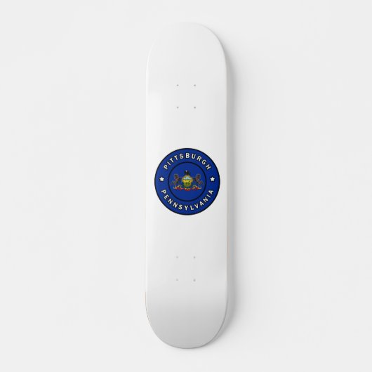 Pittsburgh Pennsylvania Skateboard (Vorne)