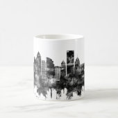Pittsburgh Pennsylvania Skyline BW Kaffeetasse (Mittel)