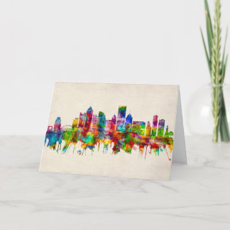 Pittsburgh Pennsylvania Skyline Feiertagskarte