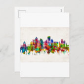 Pittsburgh Pennsylvania Skyline Feiertagspostkarte (Vorne/Hinten)