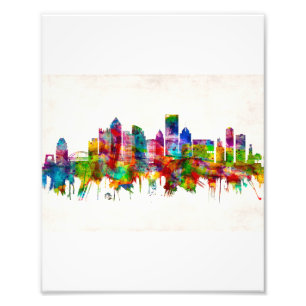 Pittsburgh Pennsylvania Skyline Fotodruck