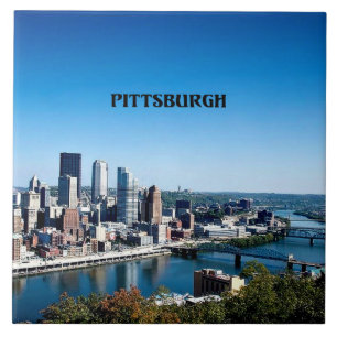 Pittsburgh, Pennsylvania Skyline-Fotografie Fliese