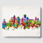 Pittsburgh Pennsylvania Skyline Gästebuch (Rückseite)