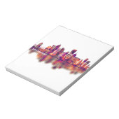 Pittsburgh Pennsylvania Skyline Notizblock (Rotiert)