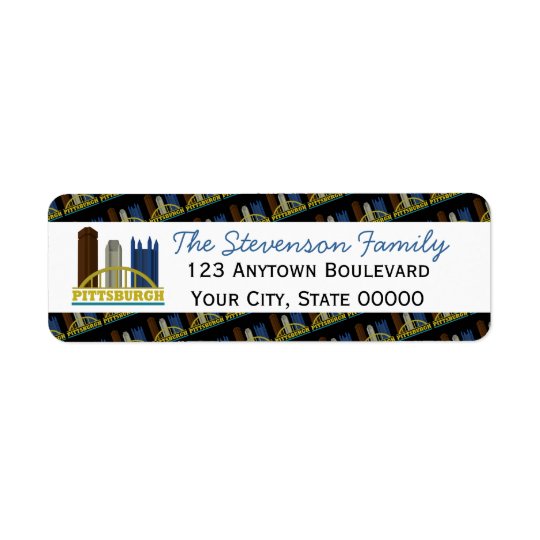 Pittsburgh Pennsylvania Skyline personalisiert