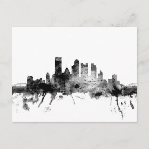 Pittsburgh Pennsylvania Skyline Postkarte