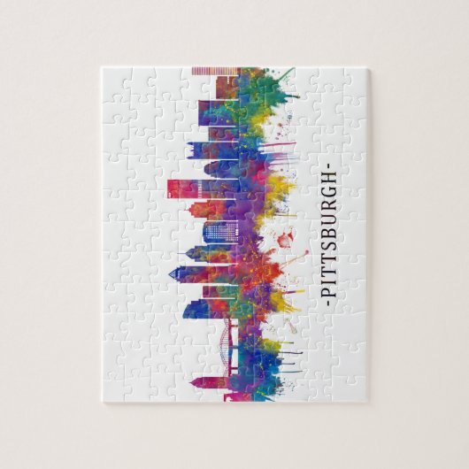 Pittsburgh Pennsylvania Skyline Puzzle (Vertikal)
