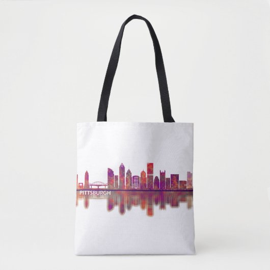 Pittsburgh Pennsylvania Skyline Tasche (Vorderseite)