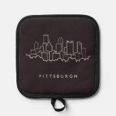 Pittsburgh Pennsylvania Topflappen (Vorderseite)