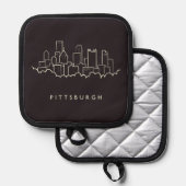 Pittsburgh Pennsylvania Topflappen (Vorderseite/Rückseite)