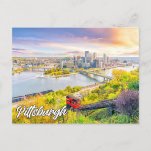 Pittsburgh, Pennsylvania, Vereinigte Staaten Postkarte