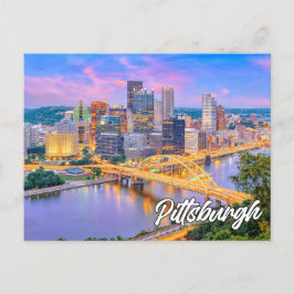 Pittsburgh, Pennsylvania, Vereinigte Staaten Postkarte