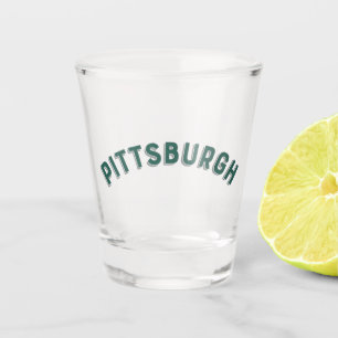 Pittsburgh, Pennsylvania Vintag Arch Schnapsglas