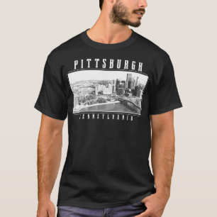 Pittsburgh Pennsylvania Vintage Skyline Vintage Pi T-Shirt