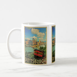 Pittsburgh Pennsylvania Vintage Travel Kaffeetasse