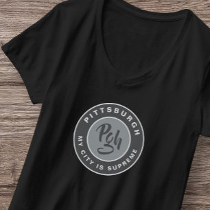 Pittsburgh Pgh Acwear Fitness Vintag Yinz T-Shirt