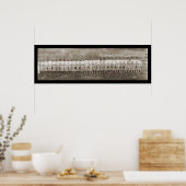 Pittsburgh Pirates Club Foto 1909 Poster (Küche)