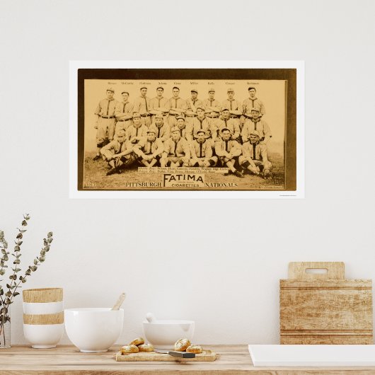 Pittsburgh Pirates Team 1913 Poster (Küche)