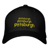 Pittsburgh, Pittsburgh Bestickte Baseballkappe (Vorderseite)