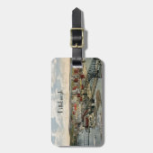 Pittsburgh Point 1931 Gepäckanhänger (Vorderseite vertikal)