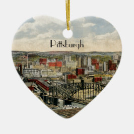 Pittsburgh Point 1931 Keramik Ornament