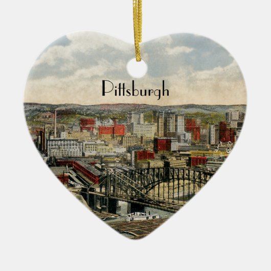 Pittsburgh Point 1931 Keramik Ornament (Vorne)