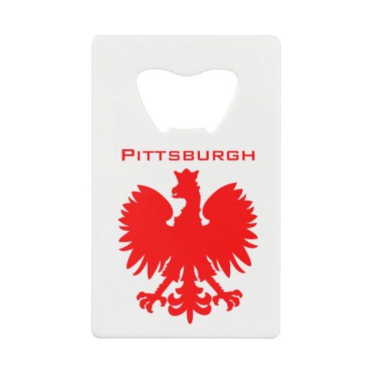 Pittsburgh Polnischer Adler Flaschenöffner (Vorderseite)