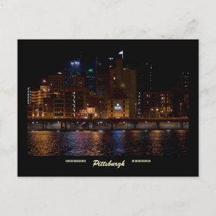 Pittsburgh Postcard - Mon Wharf Postkarte