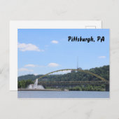Pittsburgh Postcard Pennsylvania Vacation Souvenir Postkarte (Vorne/Hinten)