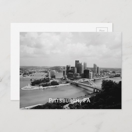 Pittsburgh Postcard Postkarte (Vorne/Hinten)