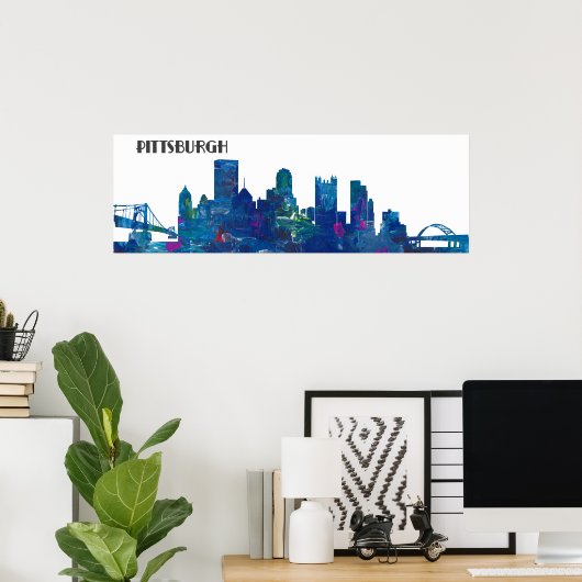 Pittsburgh Poster (Heimbüro)