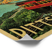 Pittsburgh Poster Vintage Travel Duquesne Incline (Ecke)