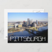 Pittsburgh Postkarte (Vorne/Hinten)