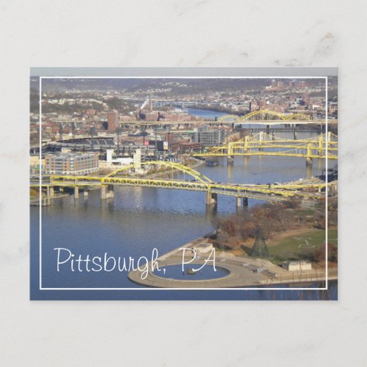 pittsburgh postkarte (Vorderseite)
