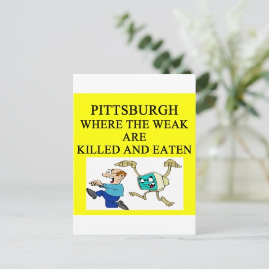 PITTSBURGH POSTKARTE (Stehend Vorderseite)