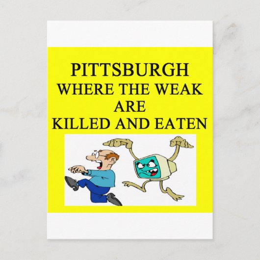 PITTSBURGH POSTKARTE (Vorderseite)